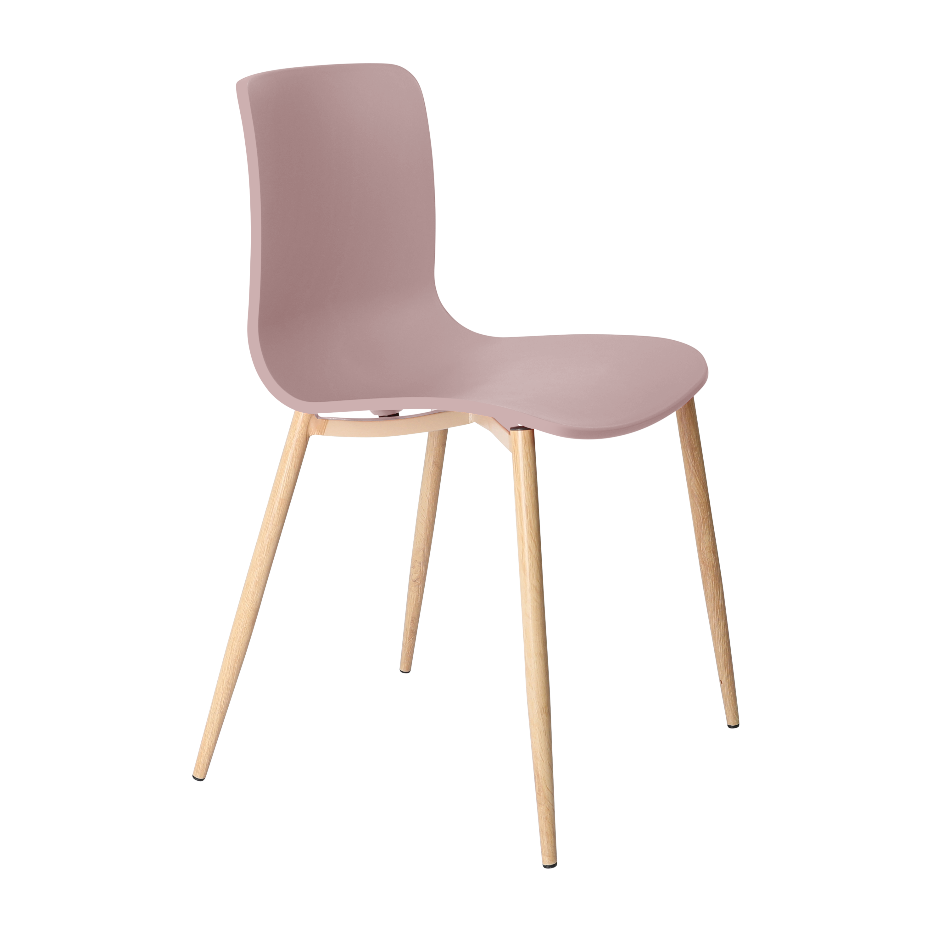 Acti Chair (Rose / 4-leg Woodgrain Powdercoat)